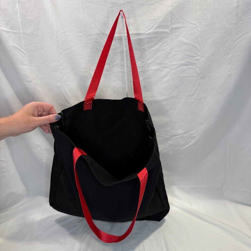Bundle Pride Black/Red Tote & Rainbow Crochet Crossbody with Fringe, The Sak - Picture 4 of 15